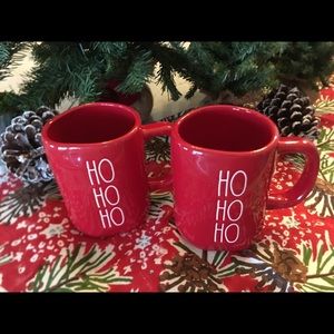 New Rae Dunn Christmas Ho Ho Ho Mug set of 2